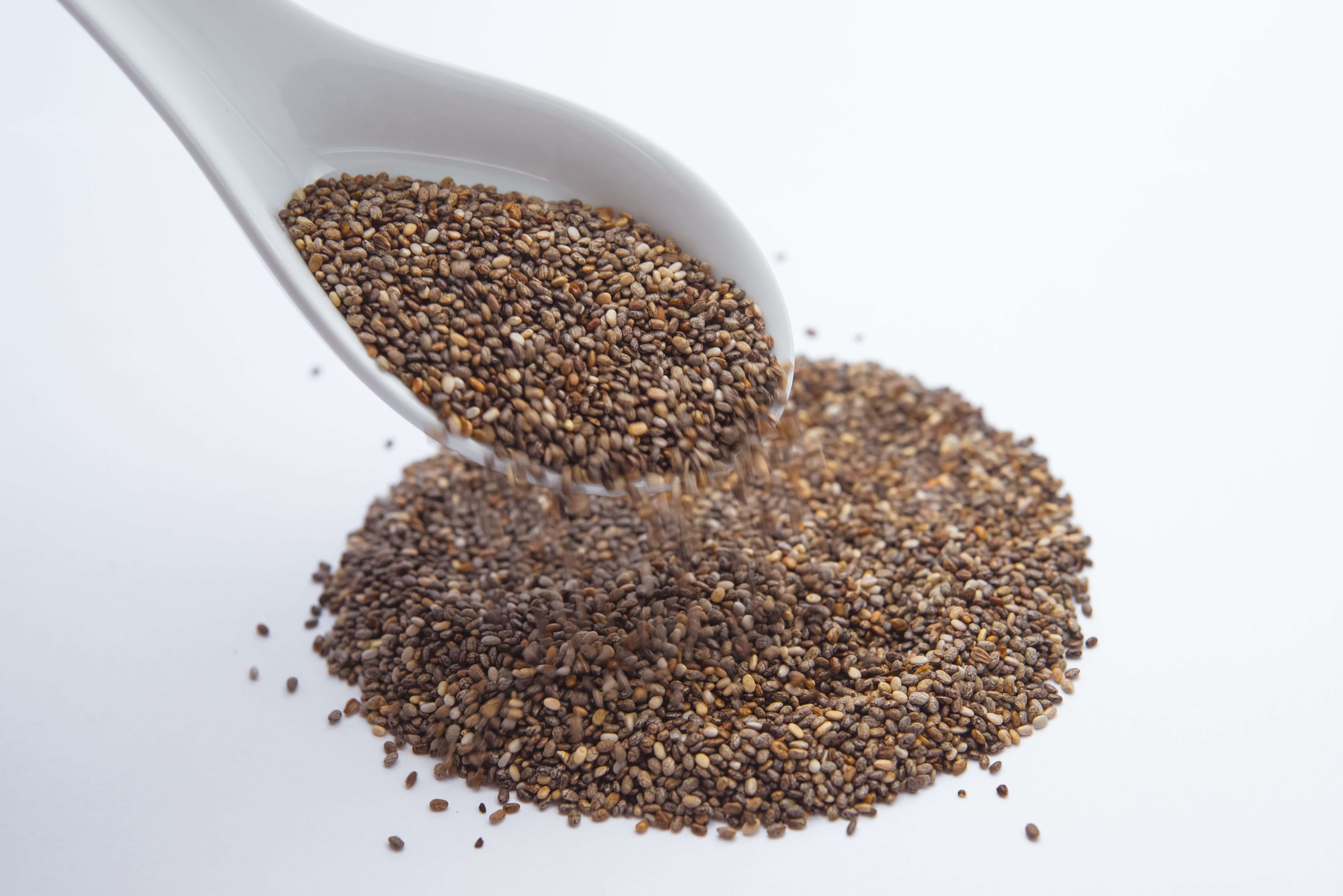 Chia seeds visual